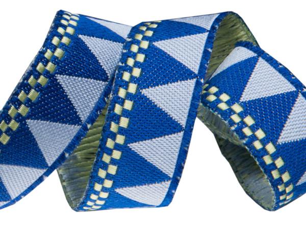 Blue triangles and checkerboard 5/8&