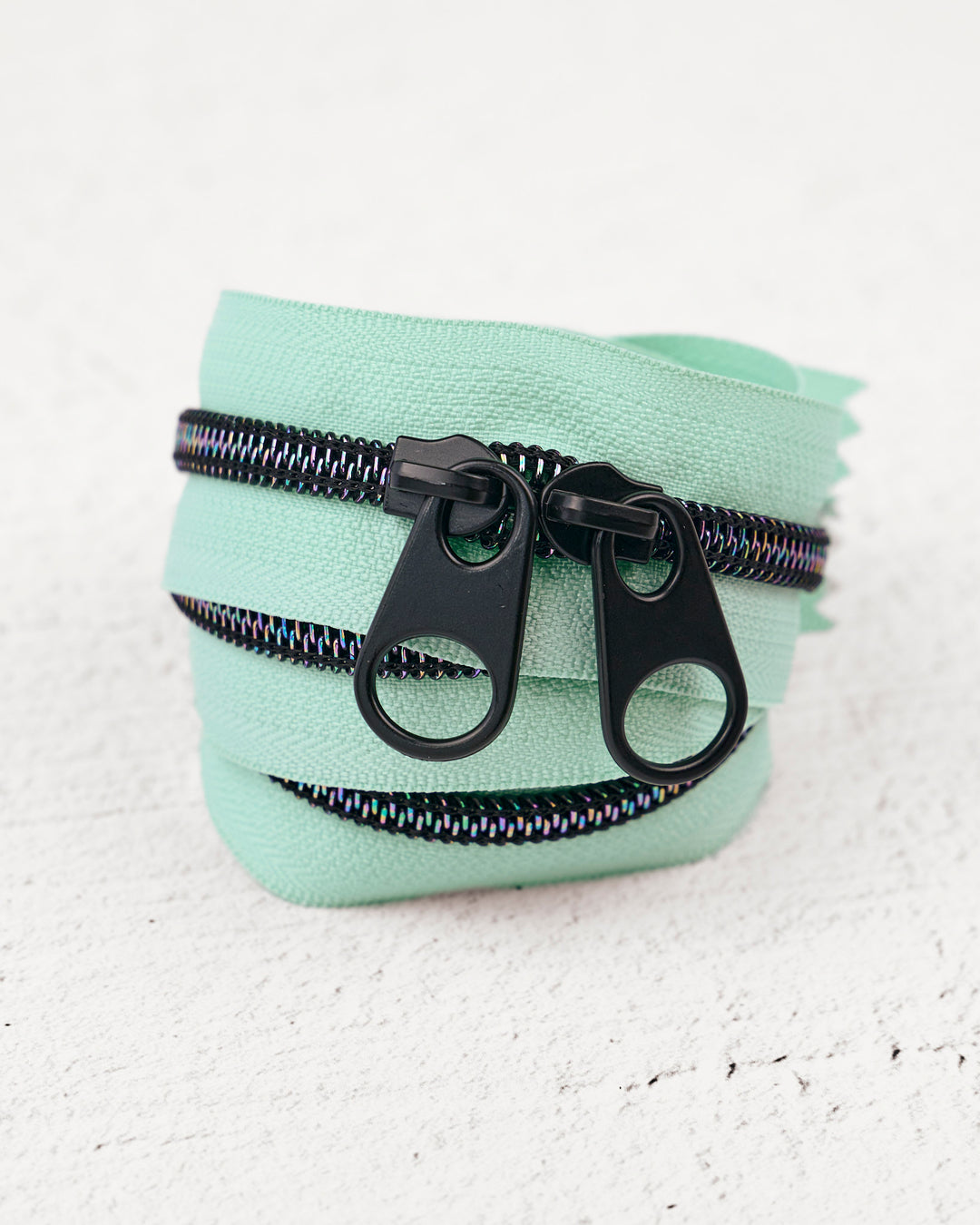 Clearly Aqua - Handbag Zipper - Renaissance Ribbons