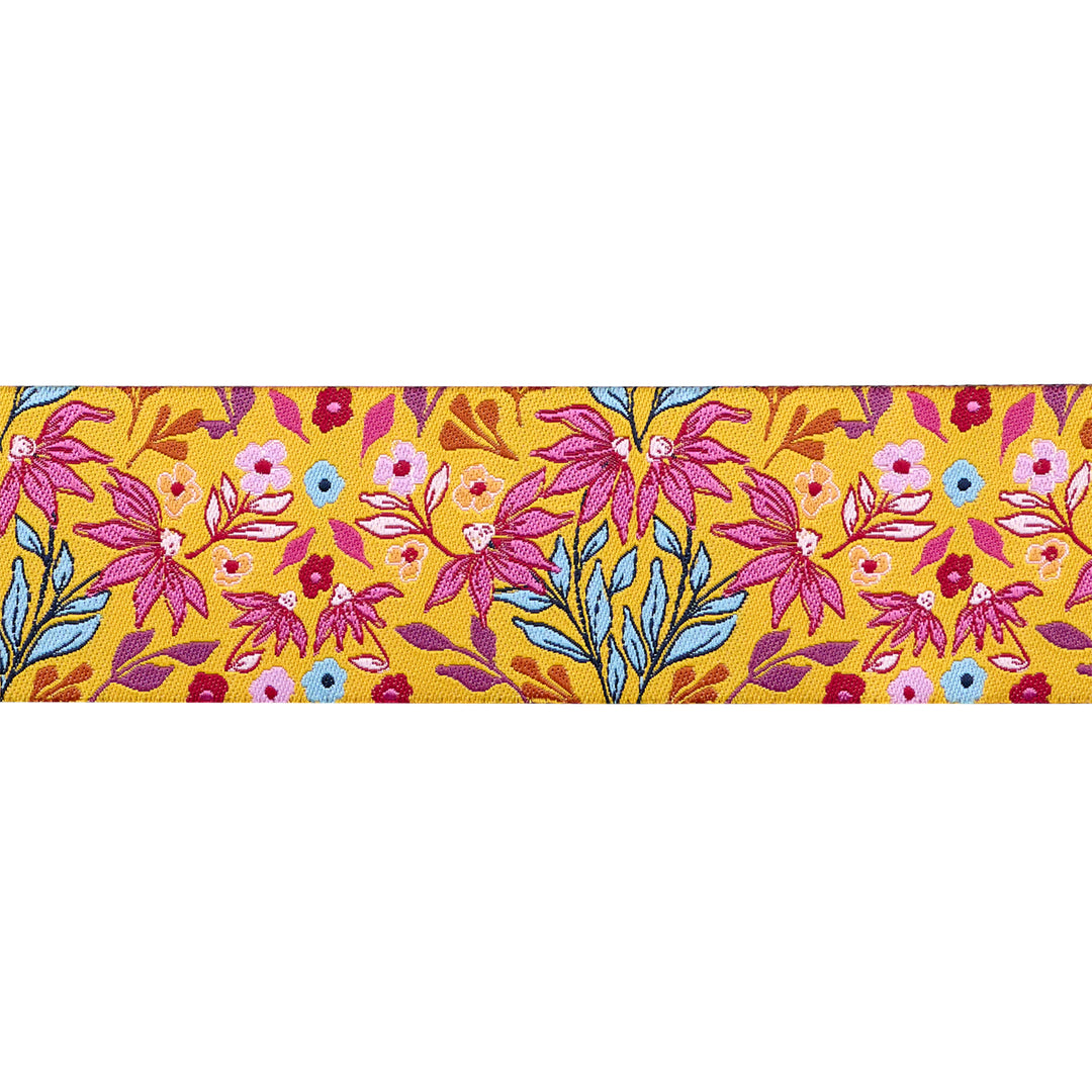 Sunset Cottage - Sunset Meadow in Gold - 1-1/2" width - by Stephanie Organes - One Yard (Preorder)