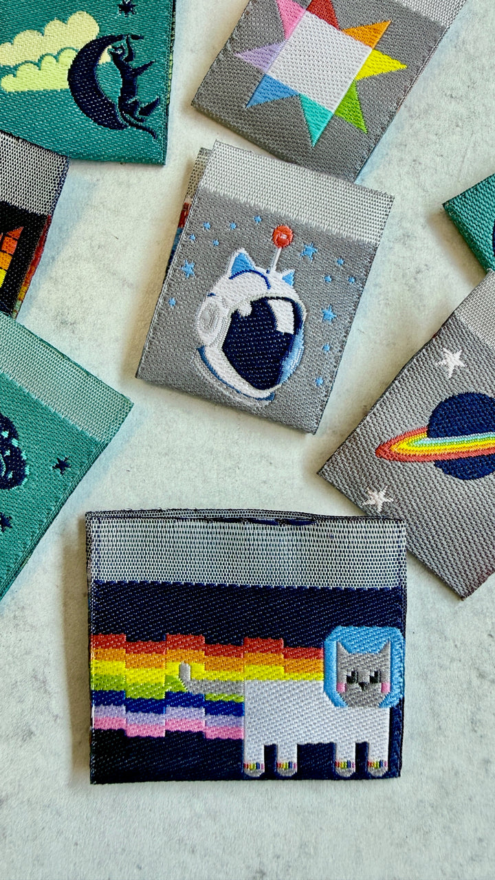 Meowter Space - Woven Label Pack