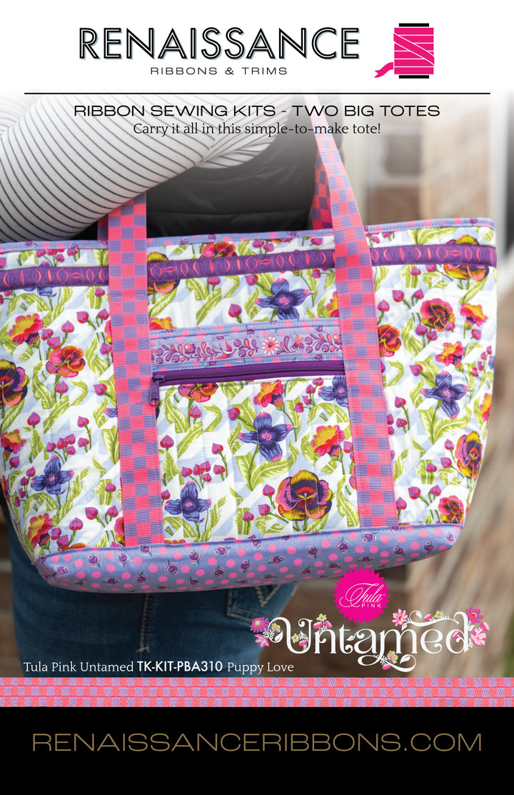 Sewing Kit - Two Big Totes with Tula Pink Untamed