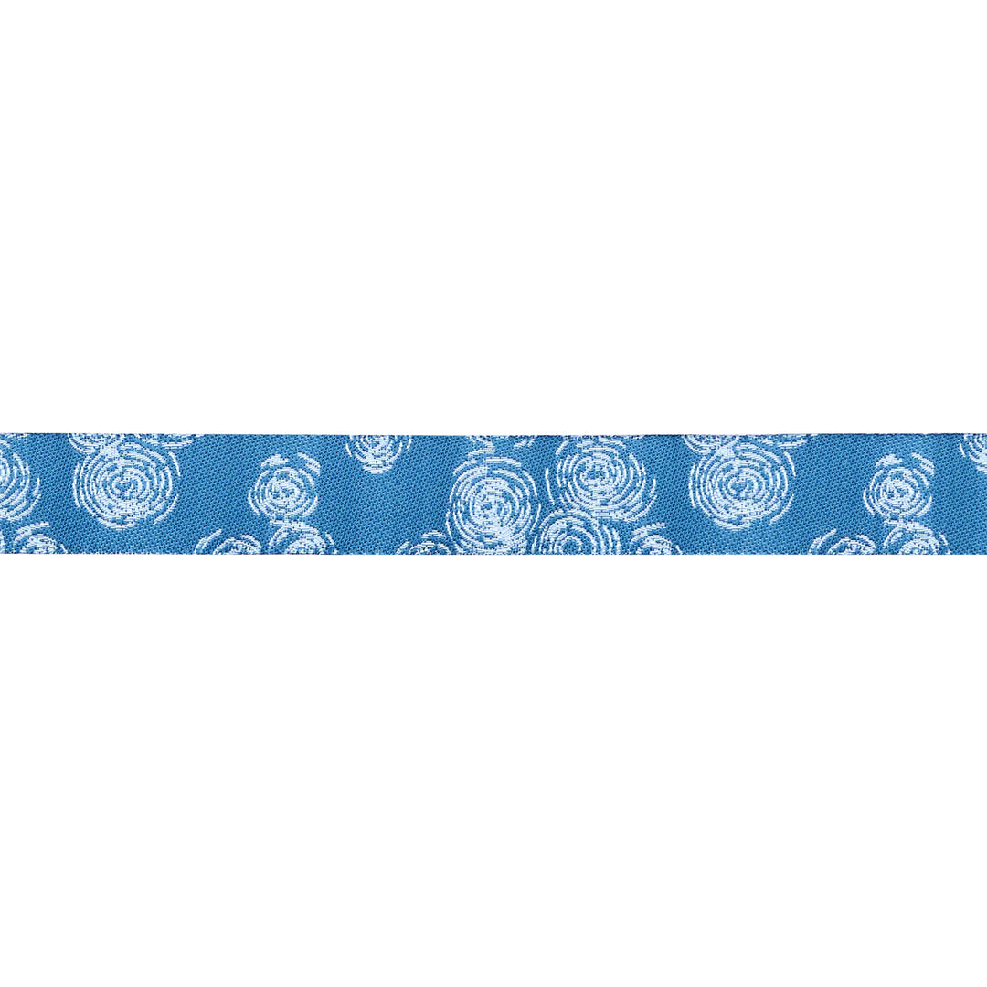 Sunset Cottage - Echoes on the Lake in Blue - 5/8" width - by Stephanie Organes - One Yard (Preorder)