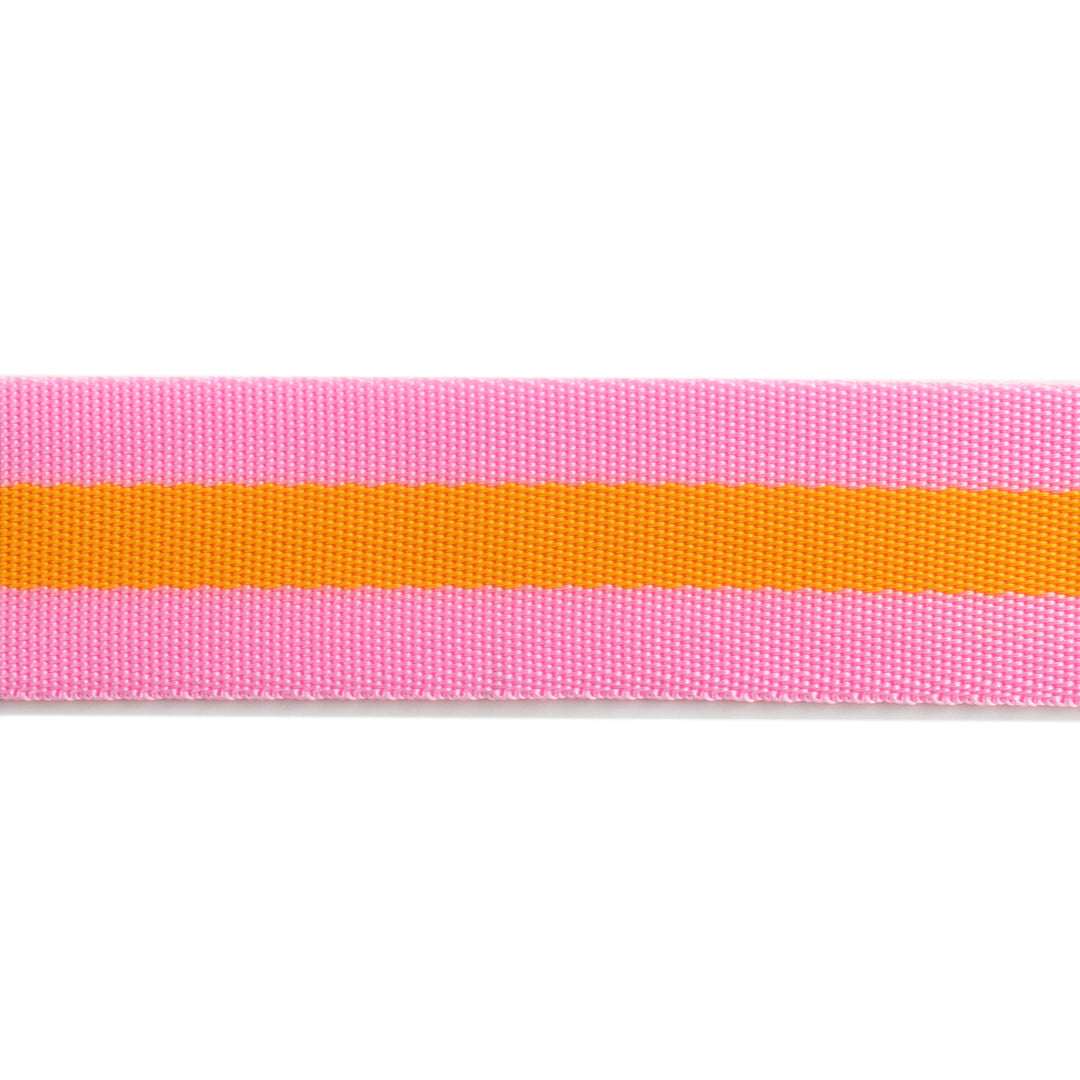 2yd Pink and Orange - 1.5" Nylon Webbing - by Tula Pink