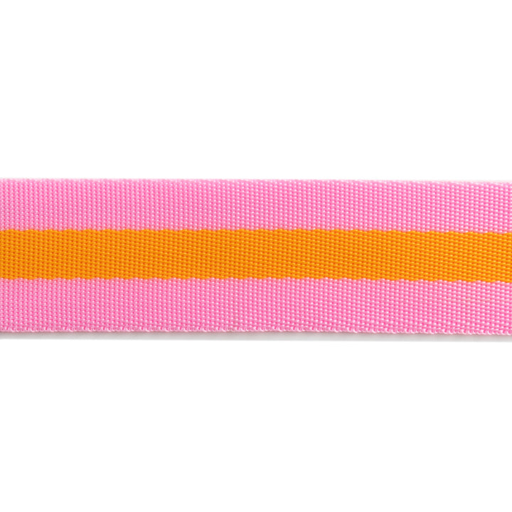 2yd Pink and Orange - 1.5" Nylon Webbing - by Tula Pink