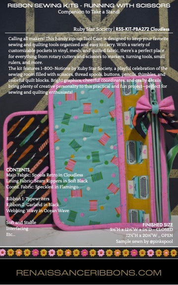 Sewing Kit - Running With Scissors - Cloudless