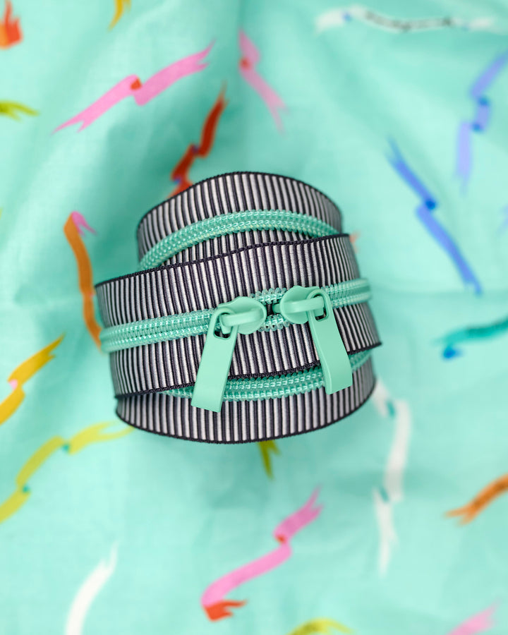 Mint Julep - Handbag Zipper - Renaissance Ribbons