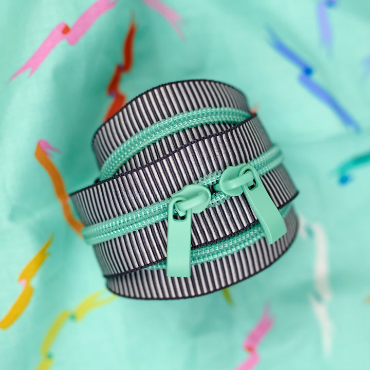 Mint Julep - Handbag Zipper - Renaissance Ribbons