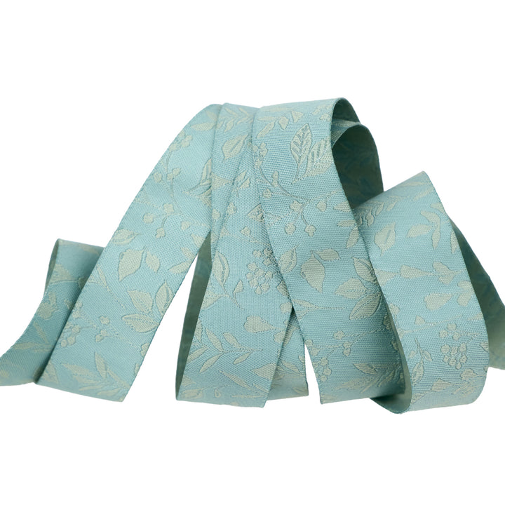 Montana Bloom - Boho Springs in Blue - 7/8" width - by Cate and Rainn - One Yard (Preorder)