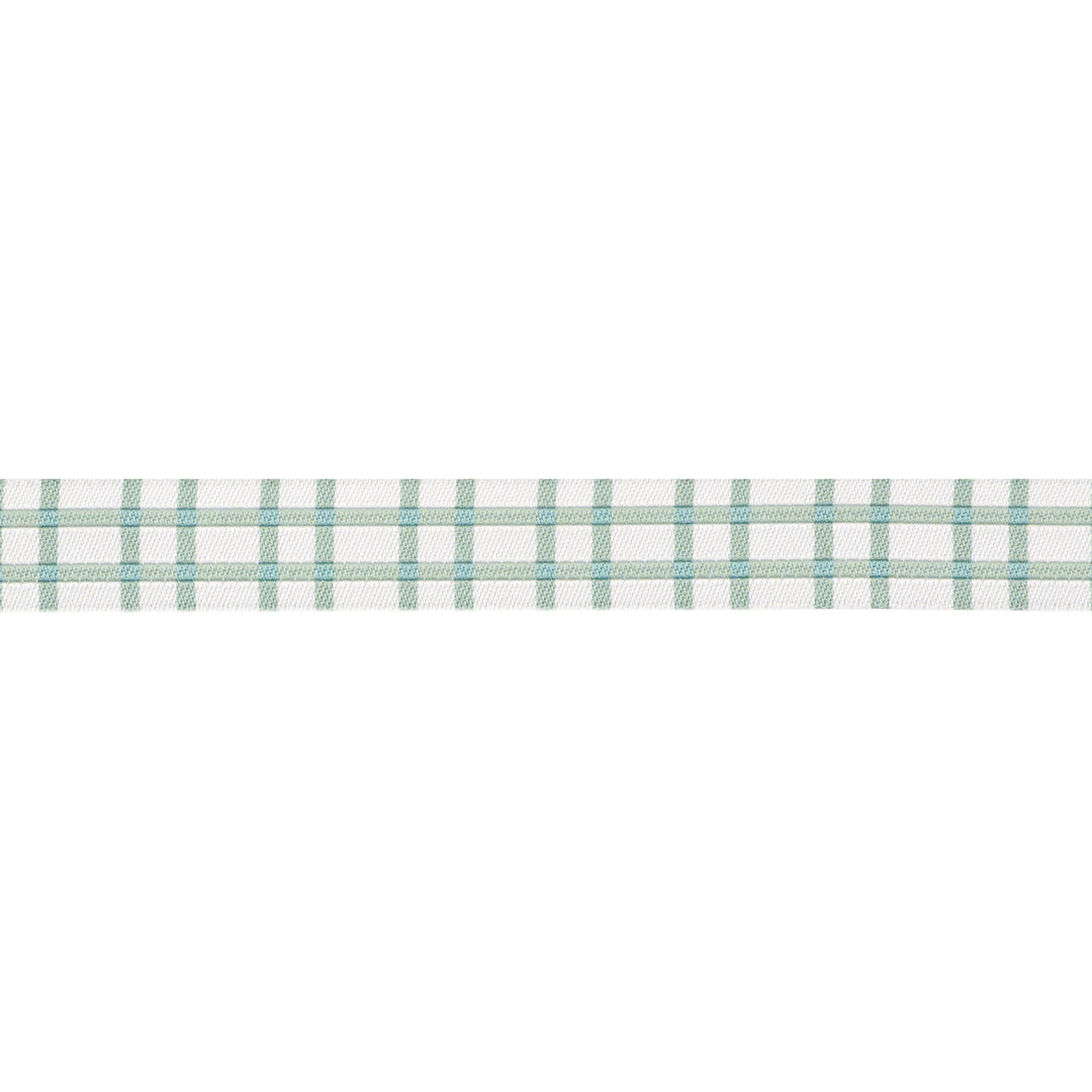 Montana Bloom - Blue Plaid - 5/8" width - by Cate and Rainn - One Yard (Preorder)