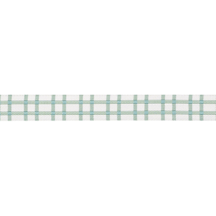 Montana Bloom - Blue Plaid - 5/8" width - by Cate and Rainn - One Yard (Preorder)