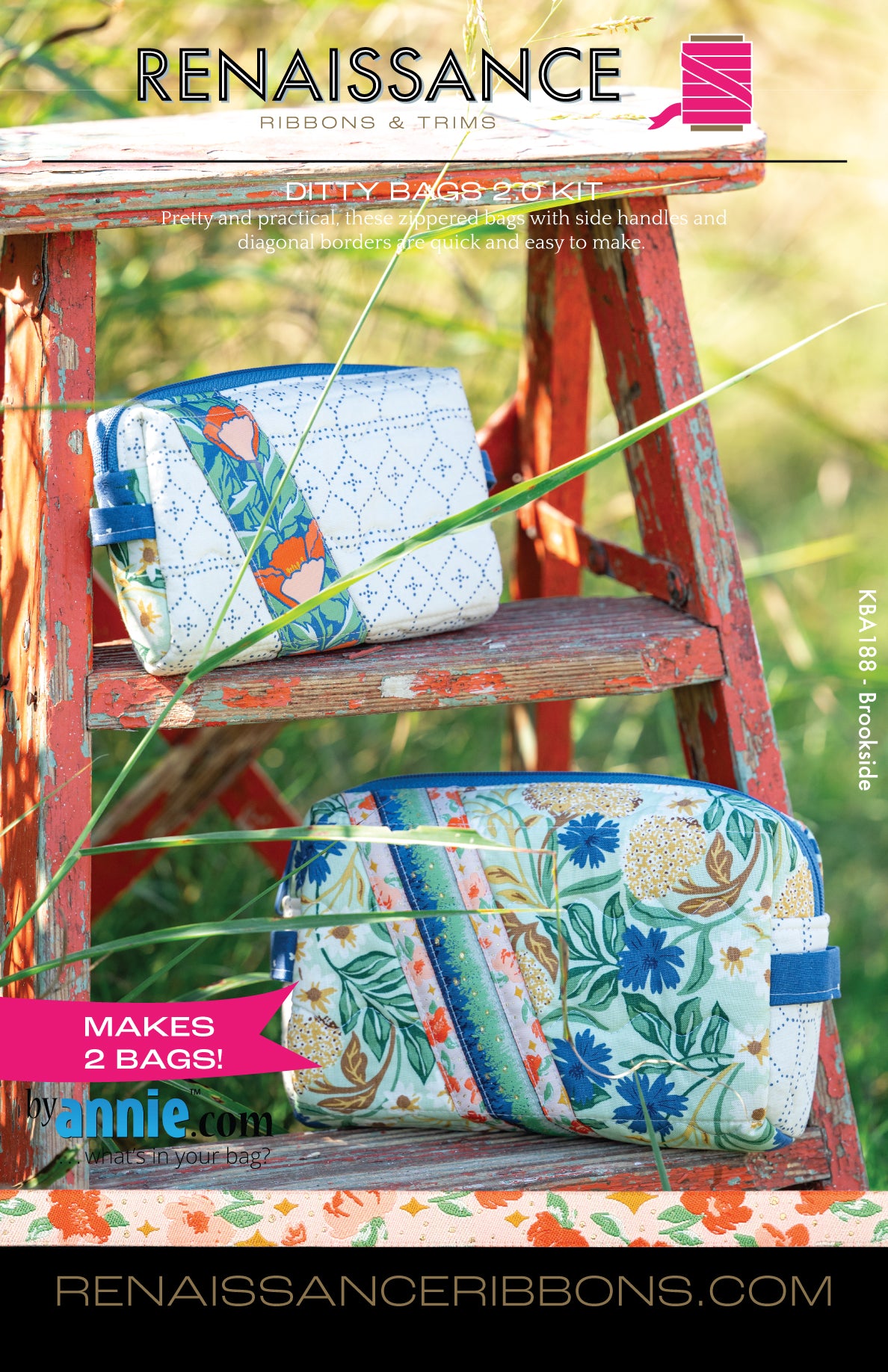 Sewing Kit - Ditty Bags 2.0 - Brookside – Renaissance Ribbons