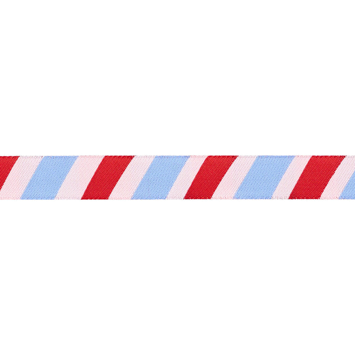 PREORDER - Funny Valentine - Postage Stripe - 5/8" width - by Lizzy House - One Yard