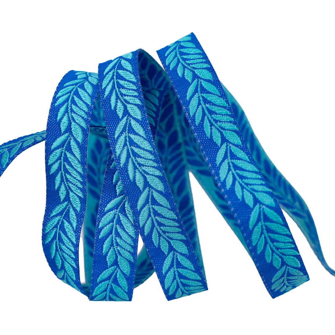 Foliage - Foliage in Sky - 3/8" width - by Sally Kelly - One Yard