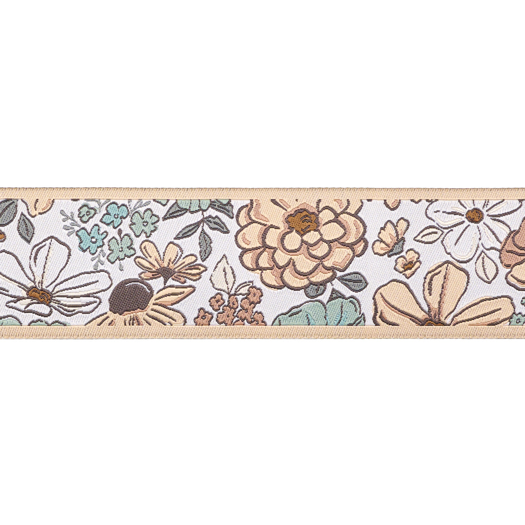 Montana Bloom - Floral in Light - 1-1/2" width - by Cate and Rainn - One Yard (Preorder)