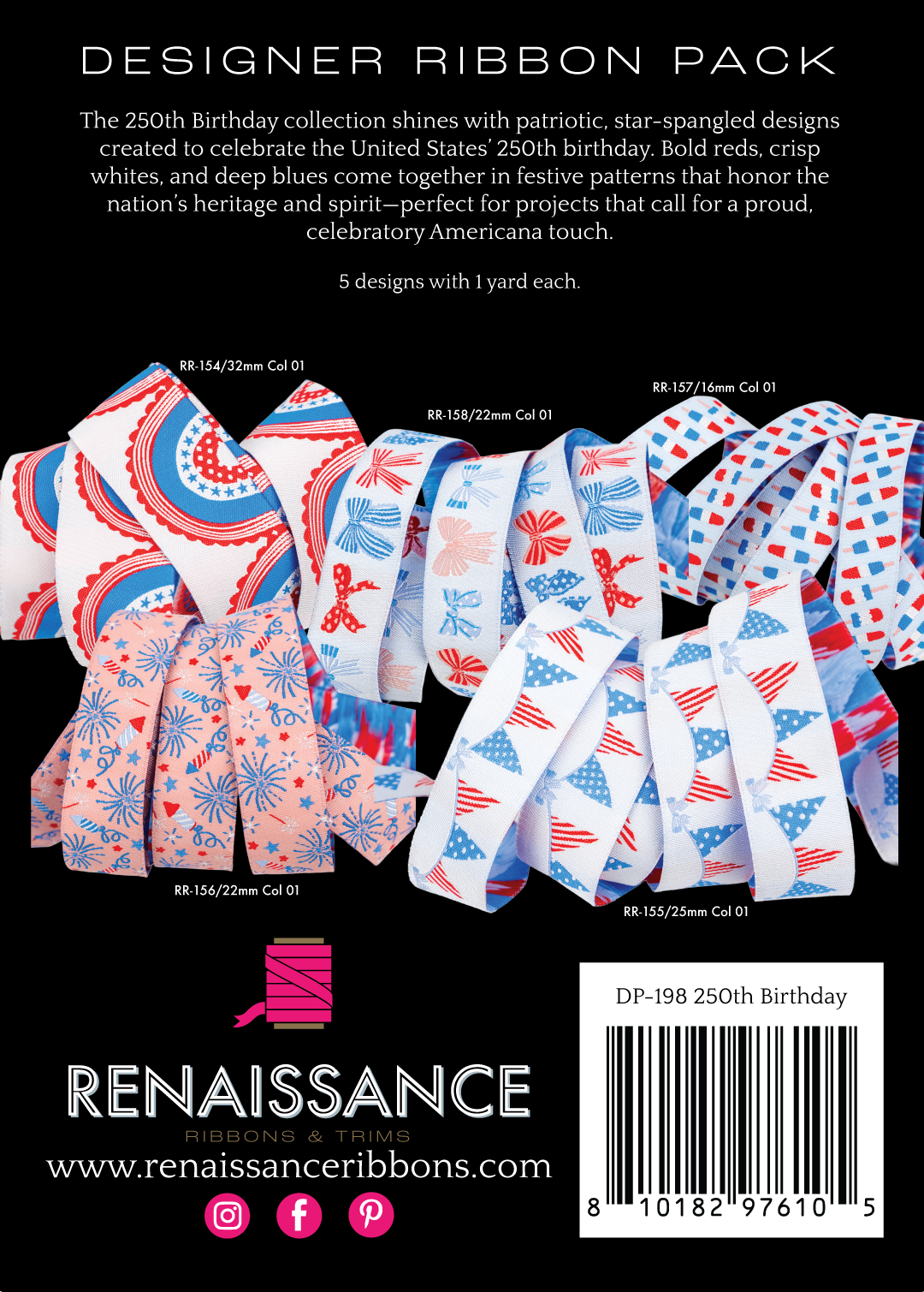 250th Birthday - Designer Pack