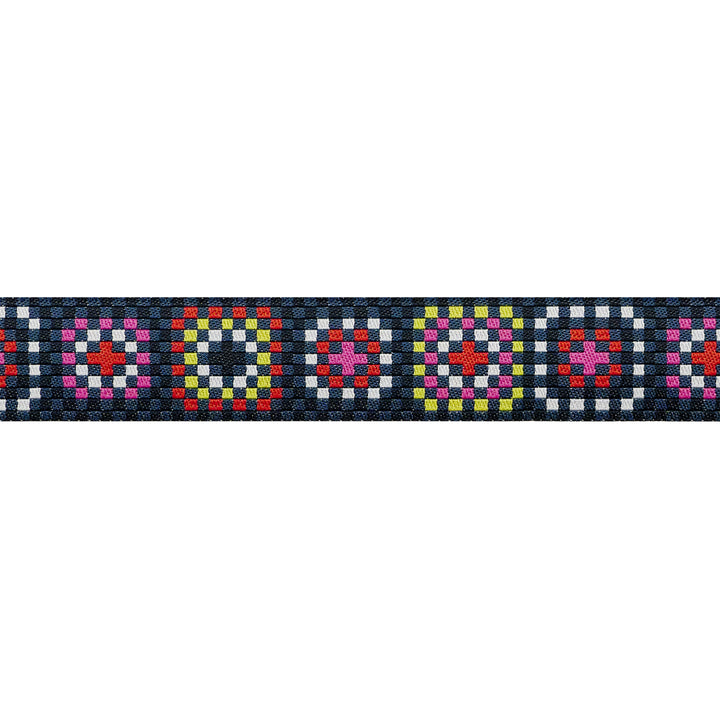 PREORDER - Catnap - Granny Square in Black - 7/8" width - by Alexia Abegg - One Yard