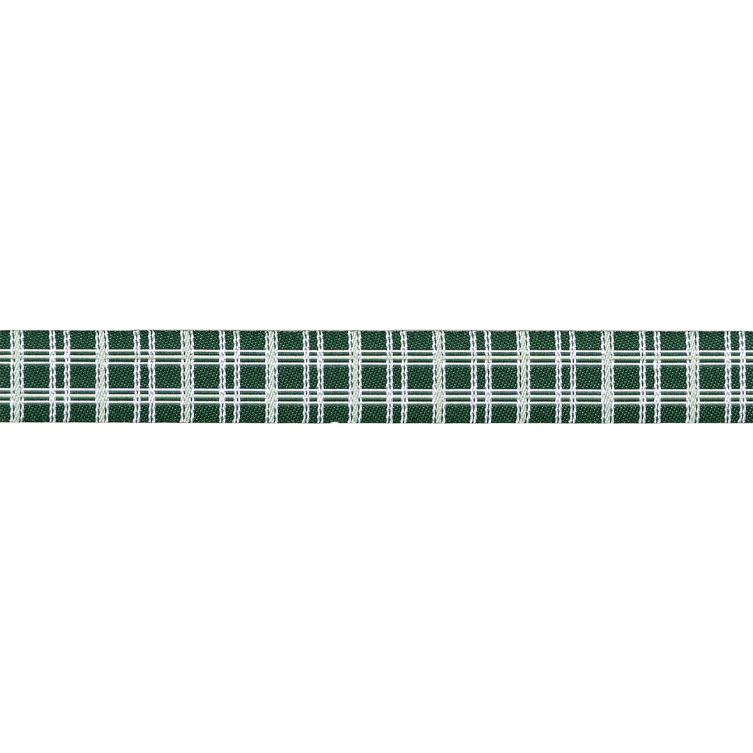 Mistletoe and Holly - Winter Plaid - 5/8" width - by Beverly McCullough - One Yard