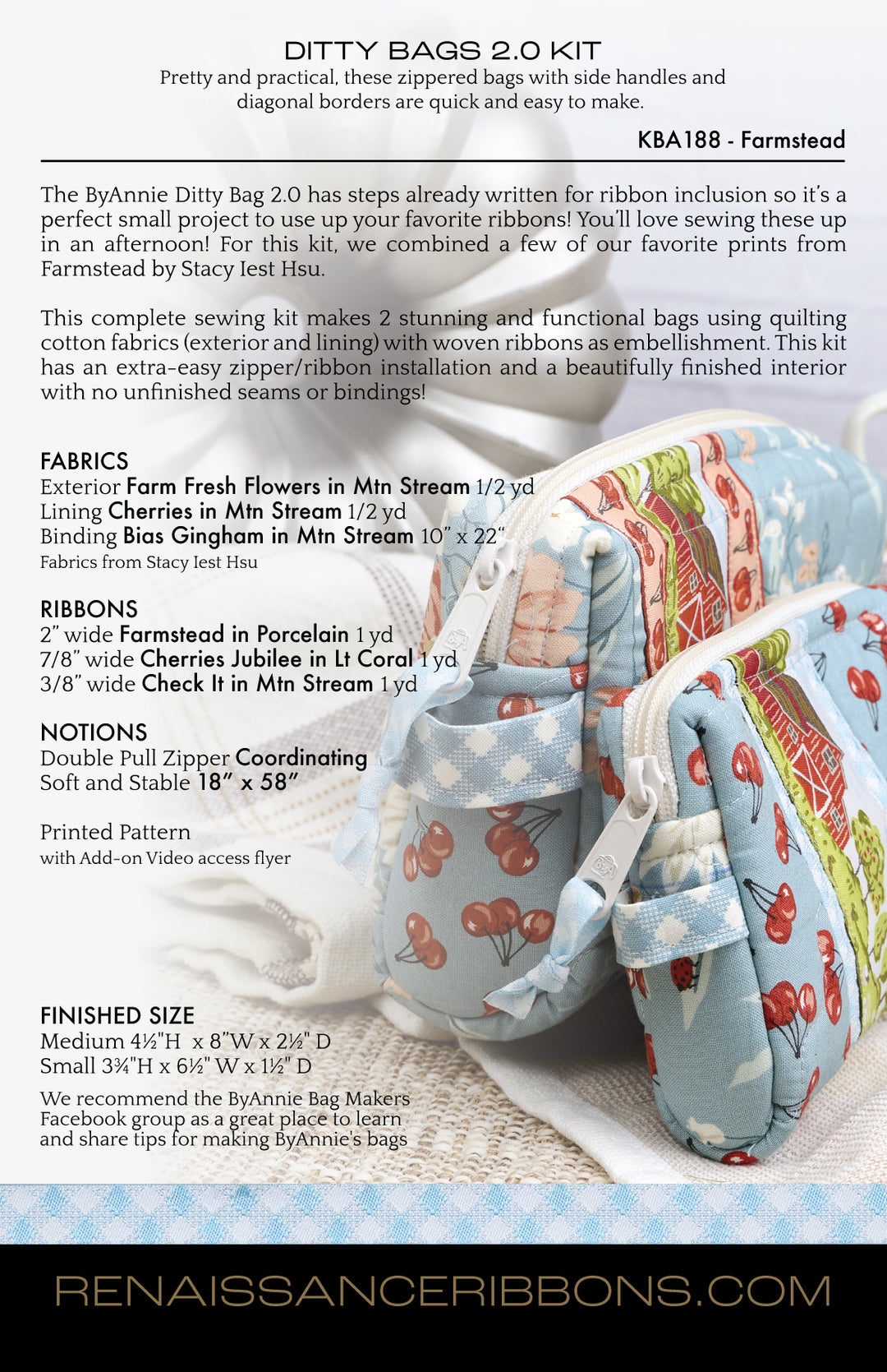 Sewing Kit - Ditty Bags 2.0 - Farmstead BASE
