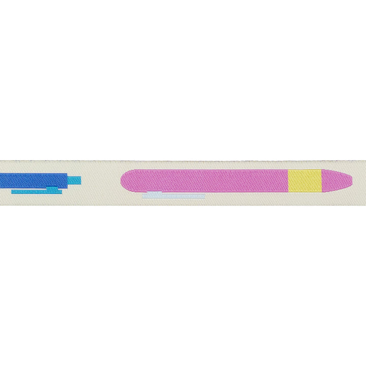 PREORDER - Salutations - Pens - 5/8" width - by Rashida Coleman Hale - One Yard