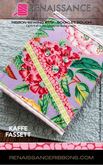 Sewing Kit - Booklet Pouch - Aneela Hoey - Rhododendrons
