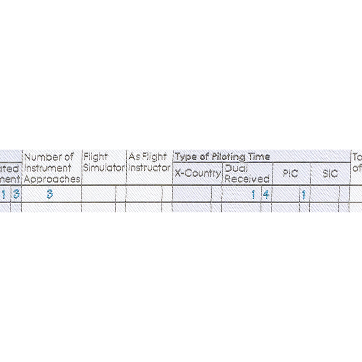 PREORDER - High Flight - Logbook Entry - 1" width - by Sarah Thomas - One Yard