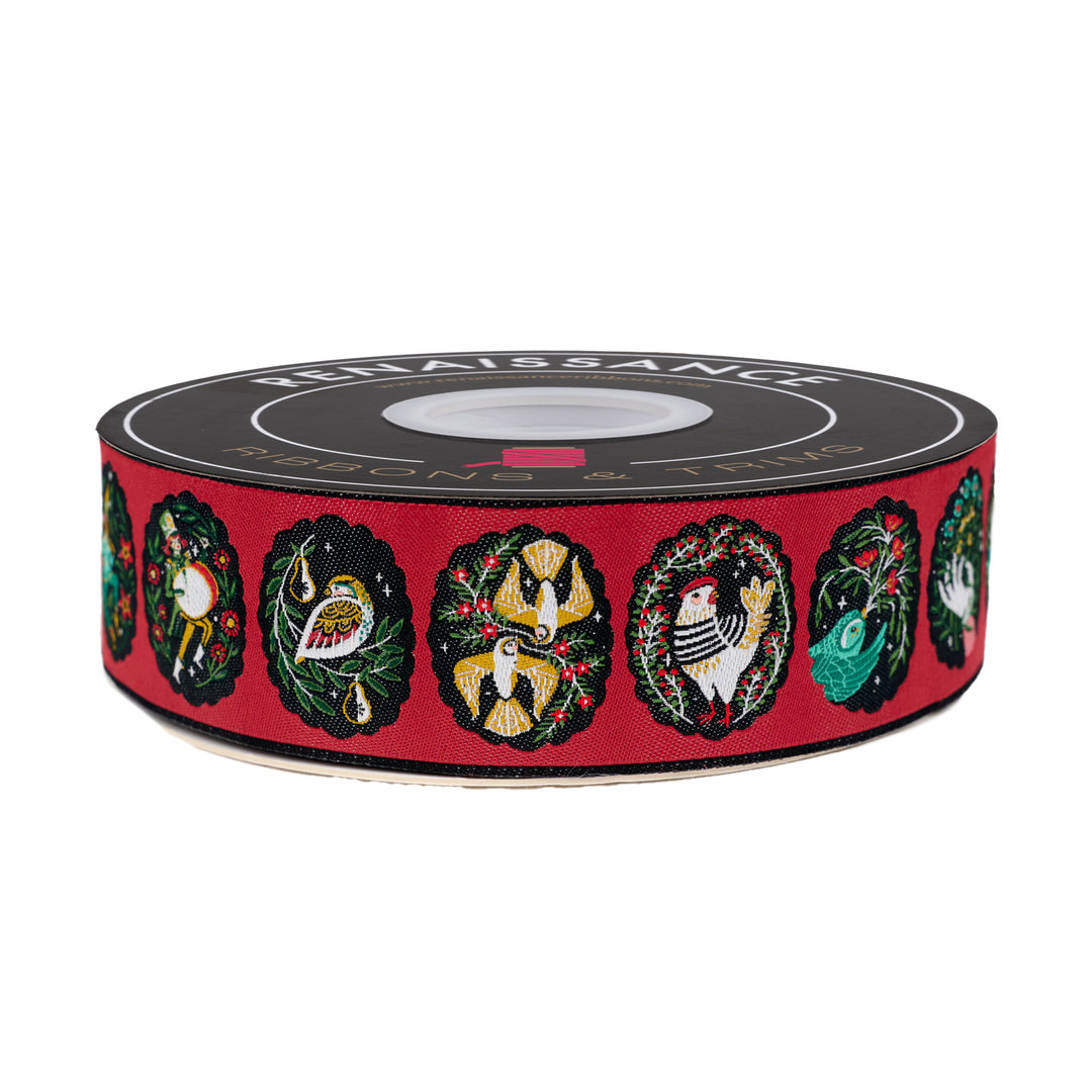 PREORDER - 12 Days of Christmas - 12 Days - 1-1/2" width - by Cori Dantini - One Yard