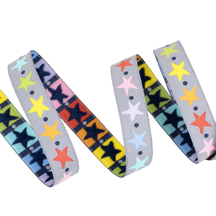 Meowter Space - Twinkle - 5/8" width - by Pammie Jane - One Yard