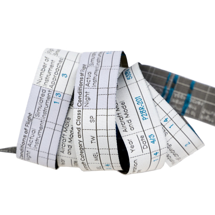PREORDER - High Flight - Logbook Entry - 1" width - by Sarah Thomas - One Yard