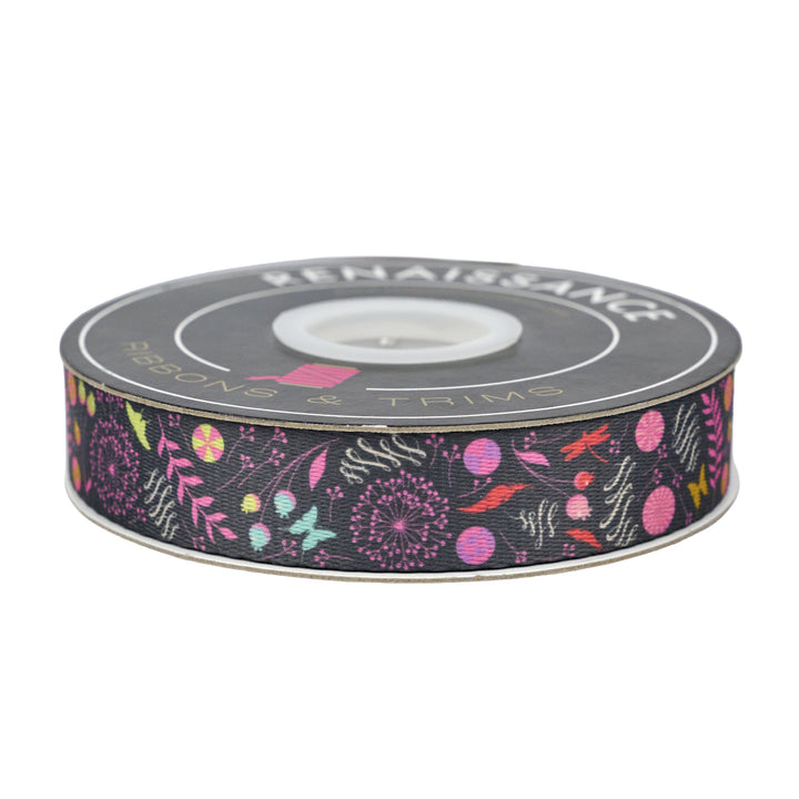 Prince Charming Deja Vu - Dandelion WEBBING - 1" width - by Tula Pink - 3 Yard Pack