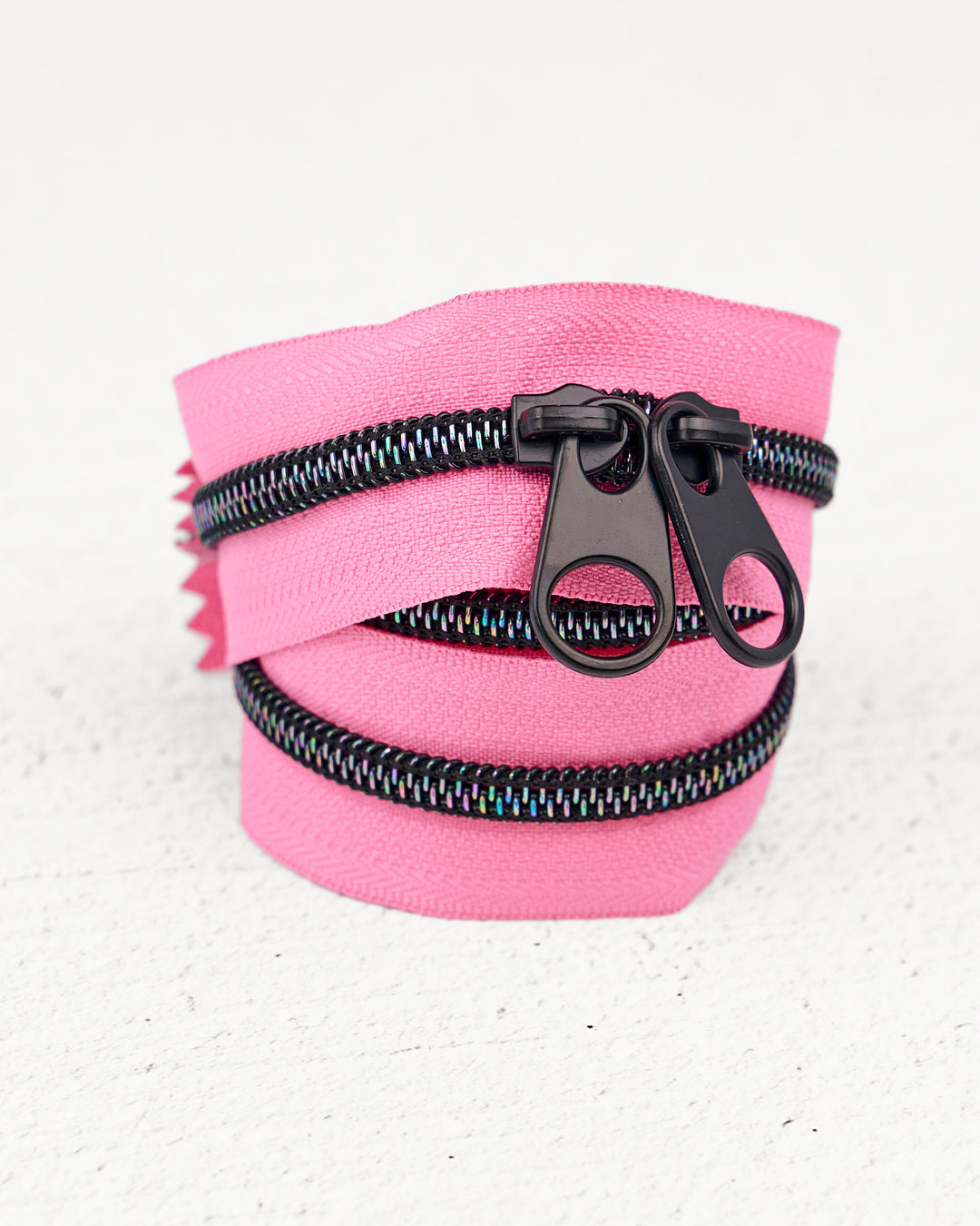 Pink Frosting - Handbag Zipper - Renaissance Ribbons