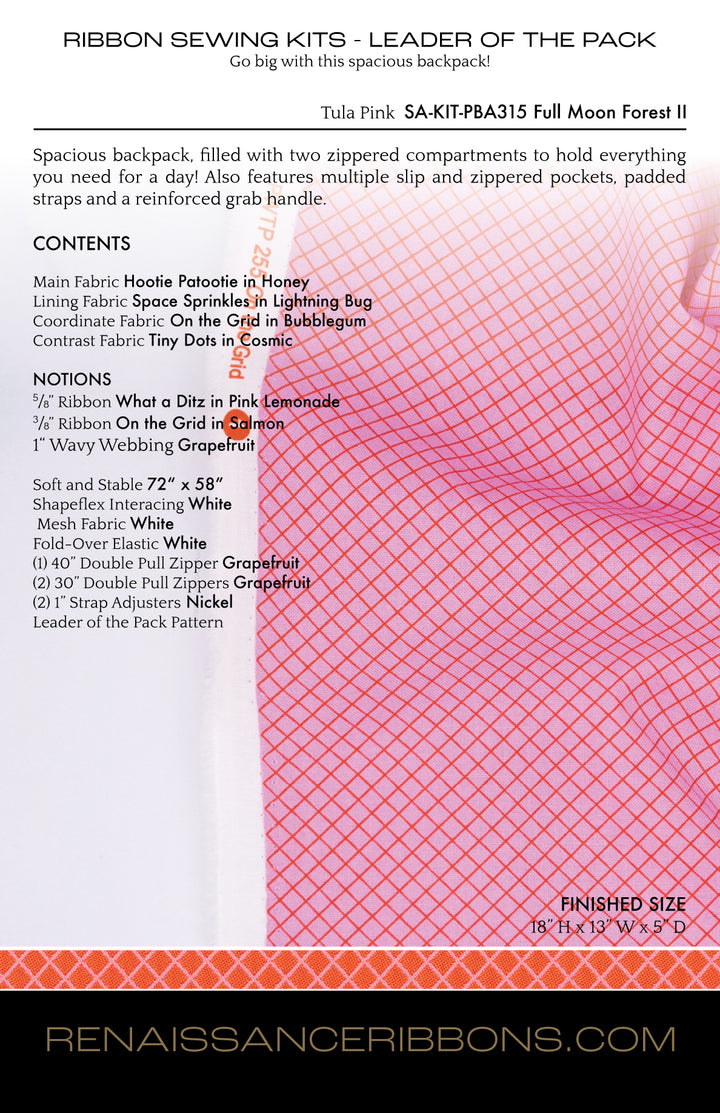 Sewing Kit - Leader of the Pack - Full Moon Forest II