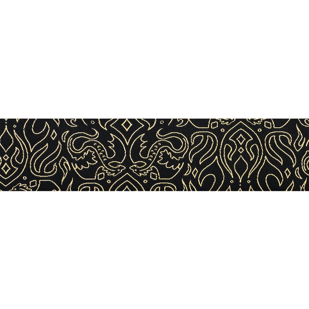 Fire Glow - Scribe - 1-1/4" width width - by Sarah Watts - One Yard