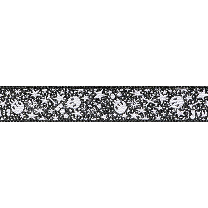 PREORDER - Witchy Ways - Skelly Stars and Bones  - 7/8" width - by Cori Dantini - One Yard