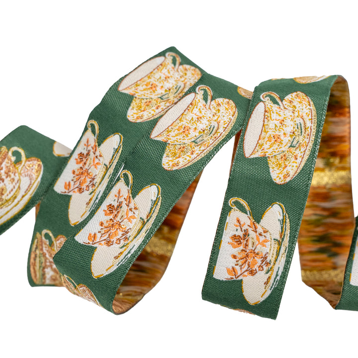 Spruce - Cup of Tea - 7/8" width - by Sharon Holland - One Yard