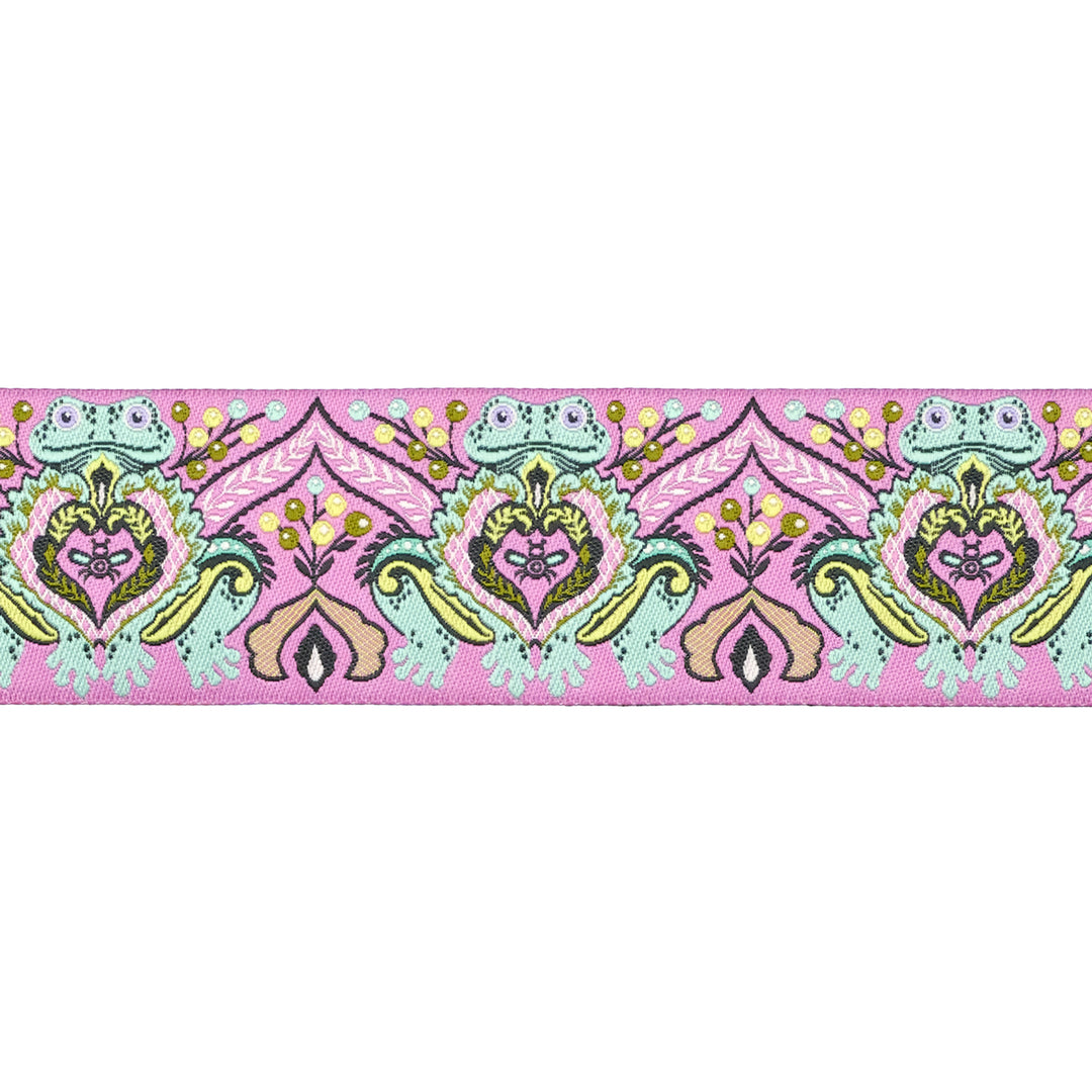 Prince Charming Deja Vu - Frog Prince in Gumball - 1-1/2" width - by Tula Pink - One Yard (Preorder)