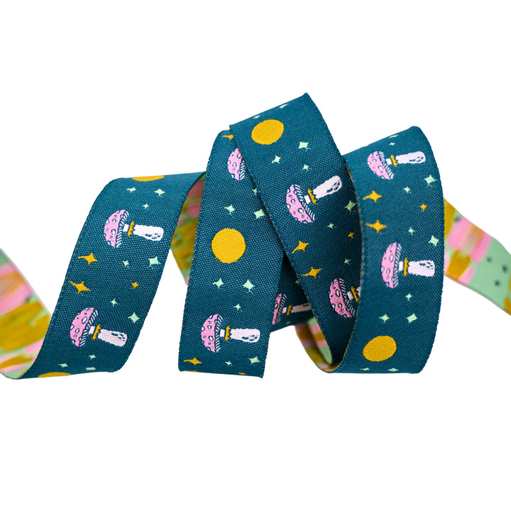 Celestial Garden - Celestial Fungi - 7/8" width - by Alexandra Bordallo - One Yard