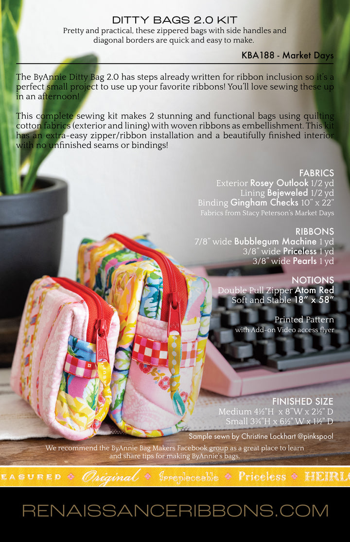 Sewing Kit - Ditty Bags 2.0 - Market Days