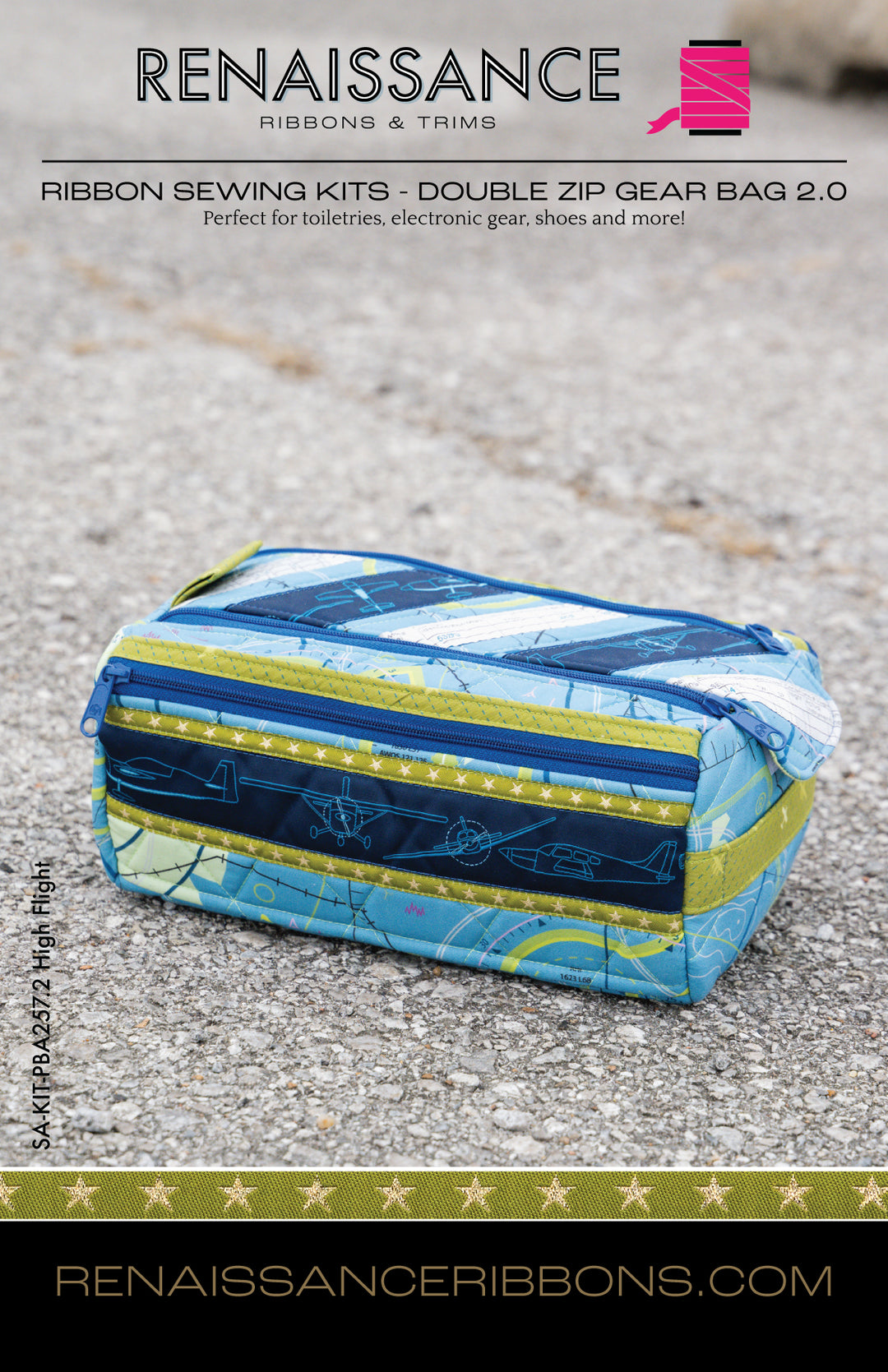 double zip gear bag Sewing Kit - Double Zip Gear Bag 2.0 - ByAnnie