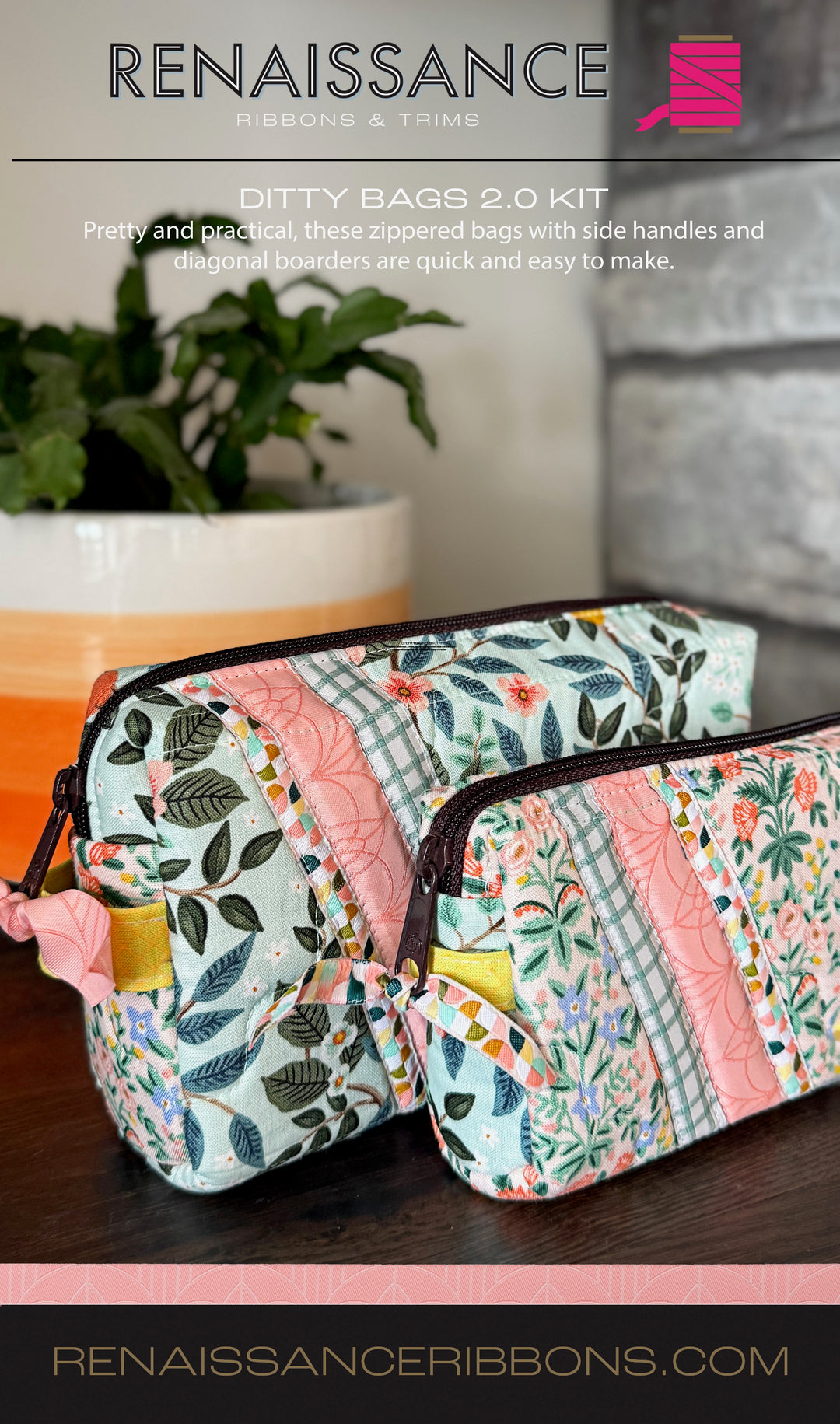 Sewing Kit - Ditty Bags 2.0 - Citrus Grove