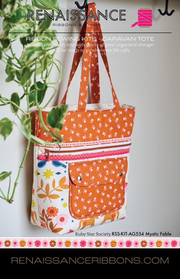 Sewing Kit - Caravan Tote - Noodlehead - Mystic Fable
