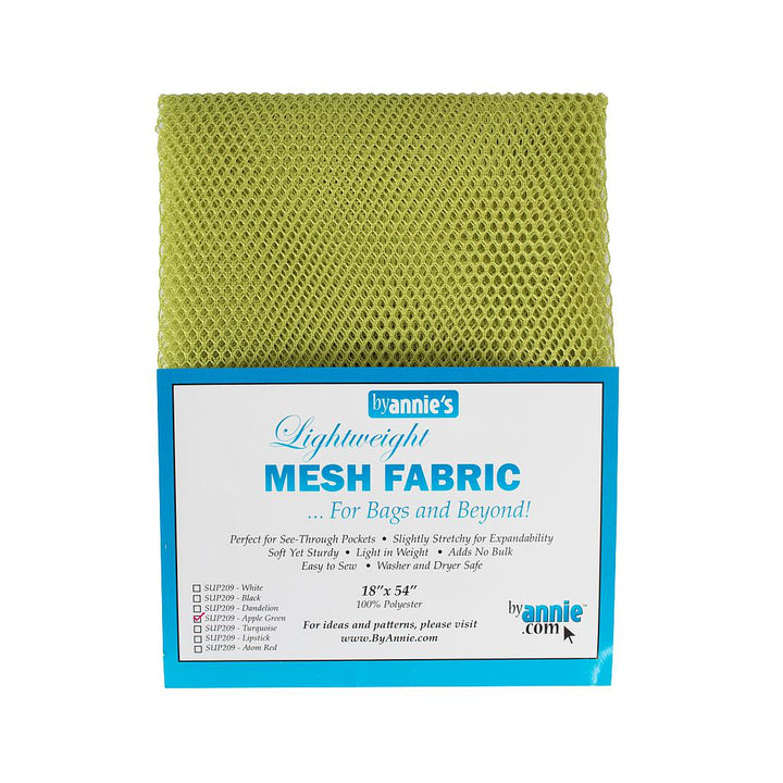 Lightweight Mesh - Apple Green - 18x54in