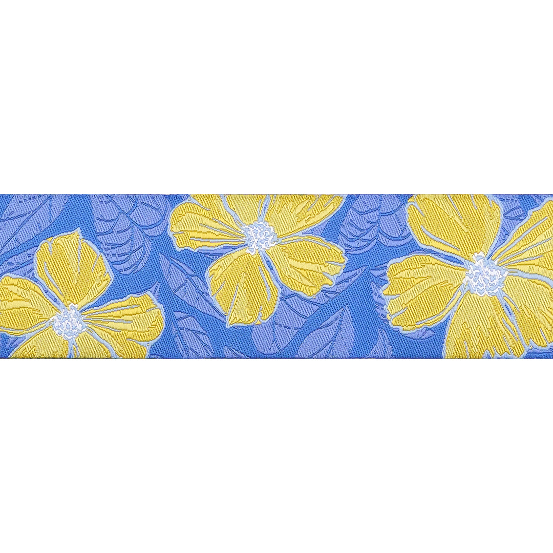 Wildflowers in Yellow - 1-1/2" width - Meadow - One Yard