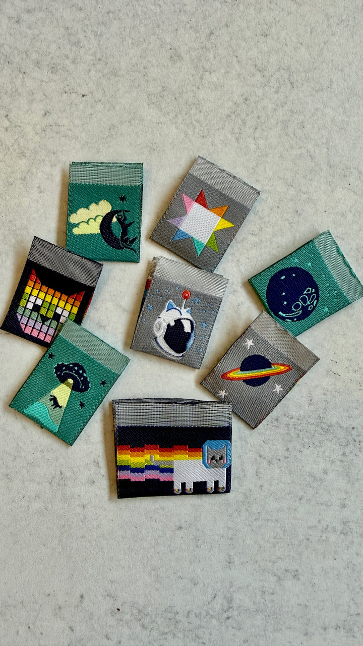 Meowter Space - Woven Label Pack