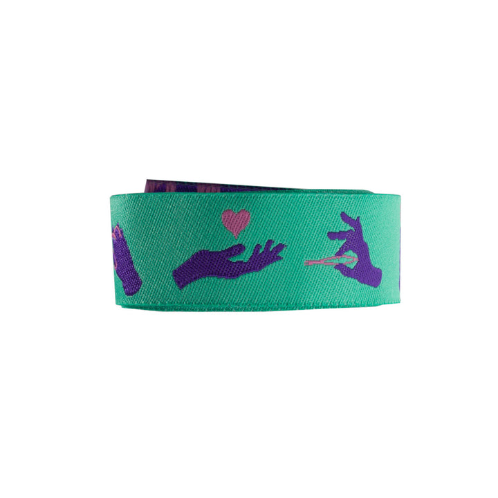 Busy Fingers, Night Mint-Tula Pink-7/8"-by the yd