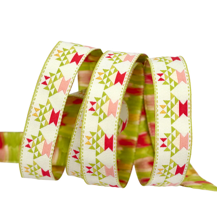 Summer's End - Quilted Baskets - 3/4" width - by Joanna Figueroa - One Yard (Preorder)