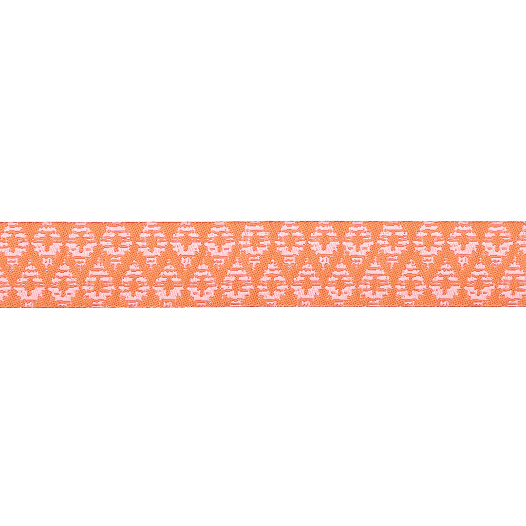 Paradise Garden - Mini Ikat in Saffron - 7/8" width - by Patty Basemi - One Yard