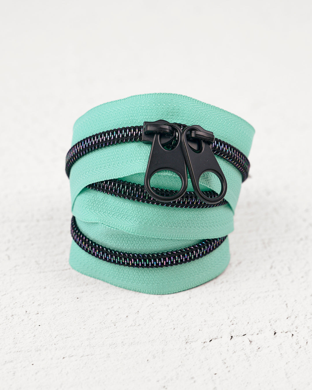 Beveled Glass - Handbag Zipper - Renaissance Ribbons