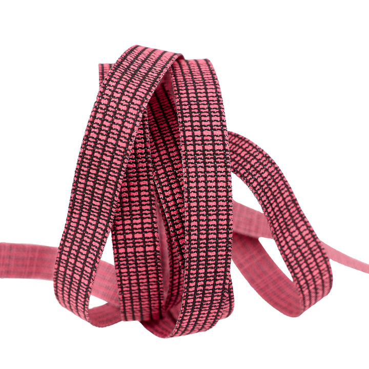 PREORDER - Witchy Ways - Tiny Check in Pink - 3/8" width - by Cori Dantini - One Yard