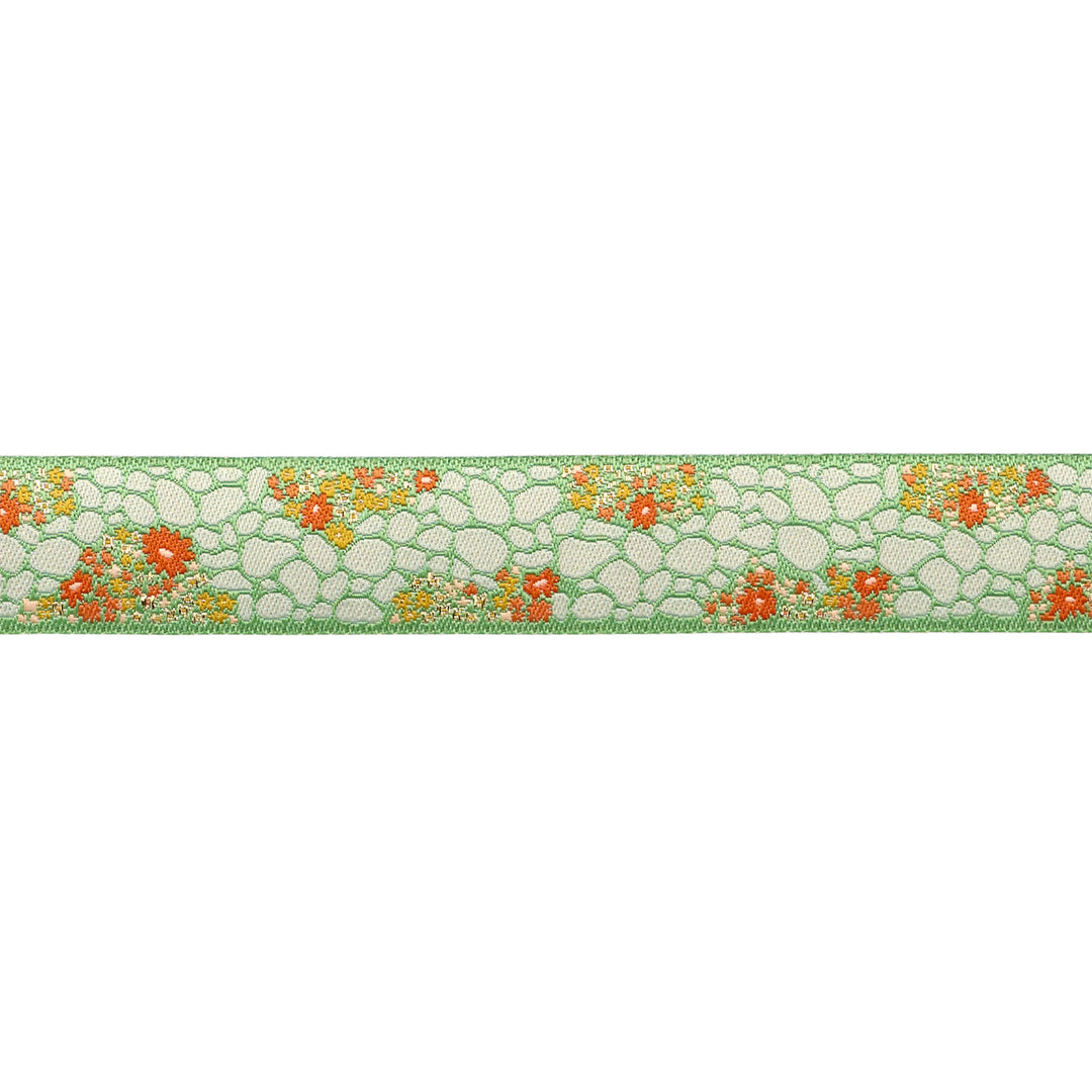 Poppy Night - Cobblestone Path - 7/8" wdith - by Renaissance Ribbons - One Yard