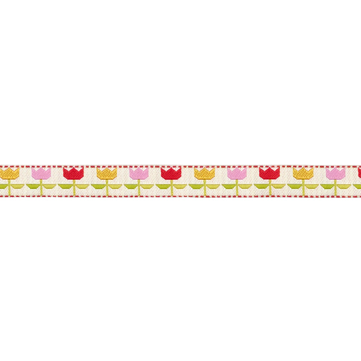 Summer's End - Dutch Tulips in Multi - 1/2" width - by Joanna Figueroa - One Yard (Preorder)